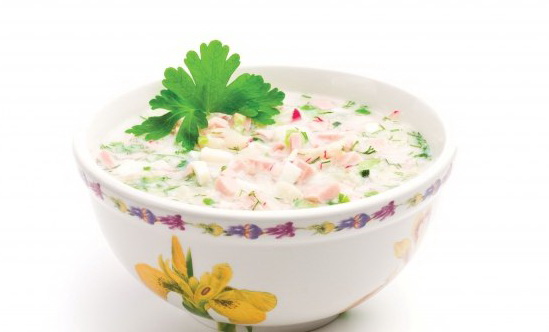 Окрошка в кофейне «Голландская Чашка»